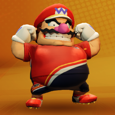 File Wario No Gear Red Mario Strikers Battle League Png Super