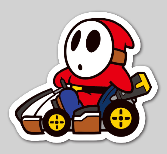 File Shy Guy Mario Kart Nintendo Badge Arcade Super Mario