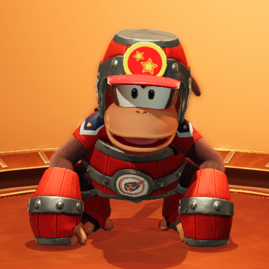 File Diddy Kong Barrel Gear Mario Strikers Battle League Png