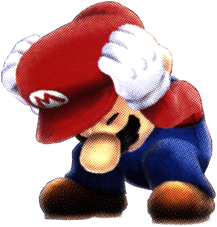 File SMG Artwork Mario Crouch Png Super Mario Wiki The Mario