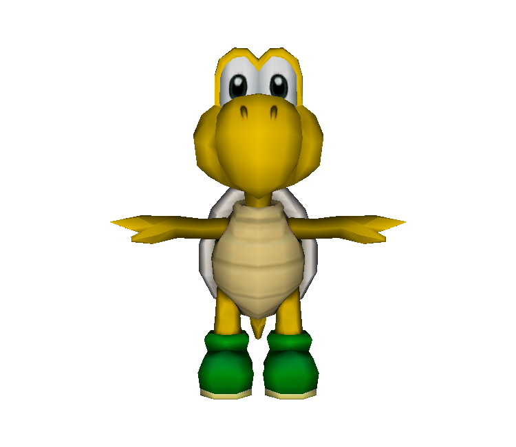 File Mp Koopa Troopa Model Png Super Mario Wiki The Mario Encyclopedia