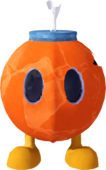 File PMTOK PaperMachoBob Omb Render2 Png Super Mario Wiki The Mario