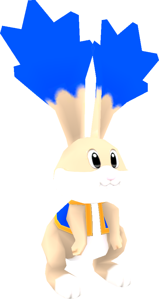 File SMG Asset Model Star Bunny Blue Png Super Mario Wiki The