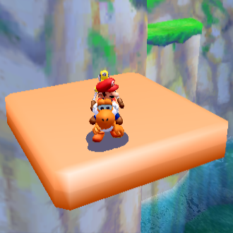 File Sms Screenshot Yoshi Platform Orange Png Super Mario Wiki The