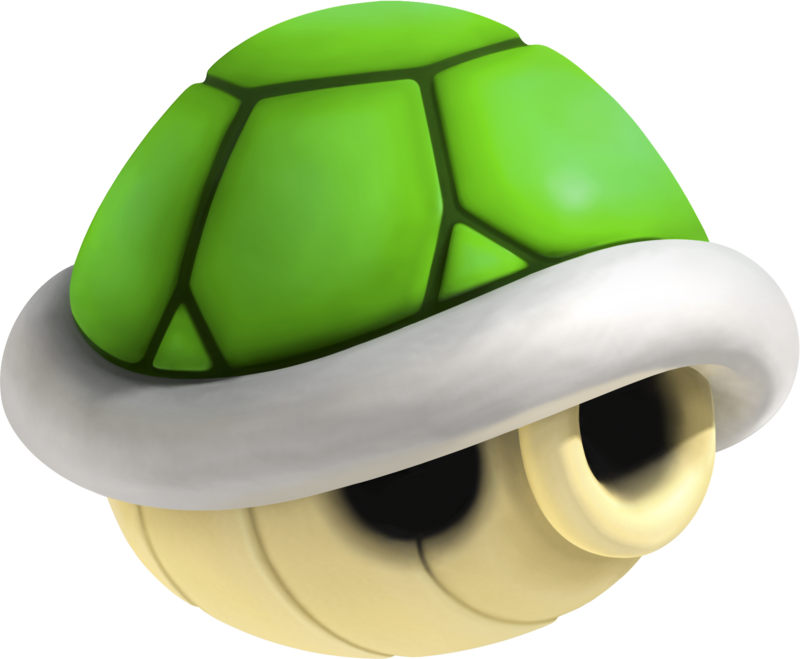 File Nsmbu Green Shell Artwork Png Super Mario Wiki The Mario