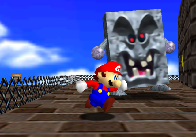 File SM3DAS SM64 Whomp Png Super Mario Wiki The Mario Encyclopedia