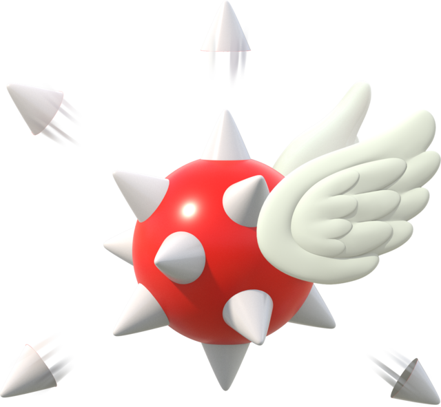 File Flying Spiny Png Super Mario Wiki The Mario Encyclopedia