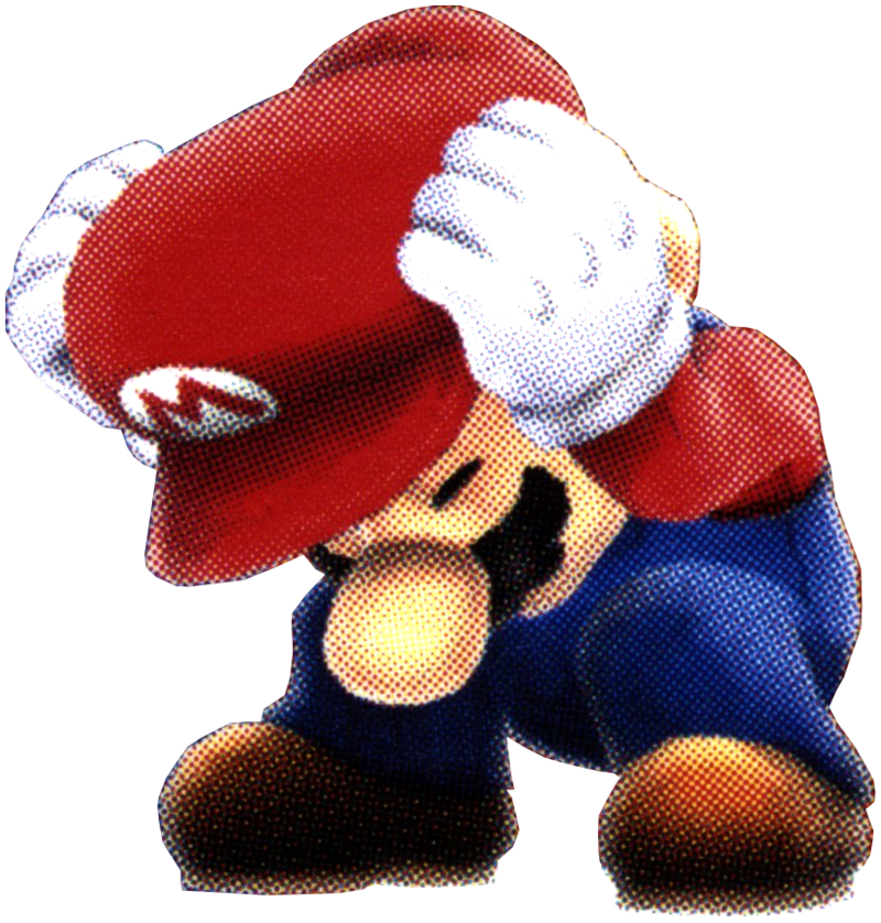 File Smg Artwork Mario Crouch Png Super Mario Wiki The Mario