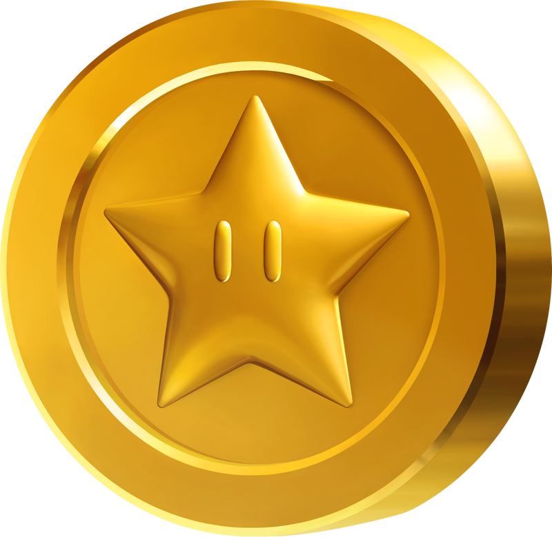 File Nsmbw Star Coin Artwork Png Super Mario Wiki The Mario Encyclopedia