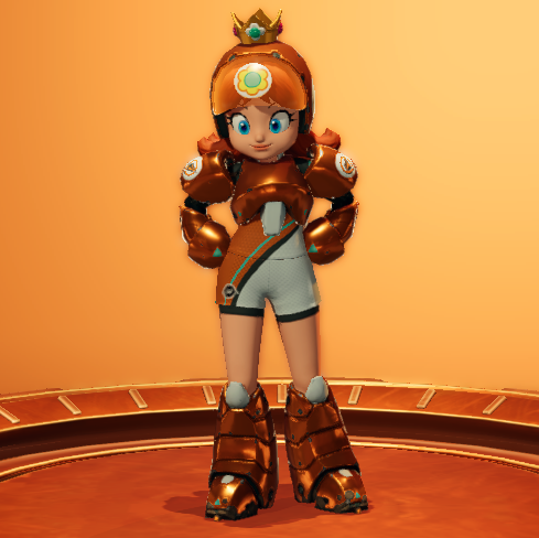 File:Daisy (Muscle Gear) - Mario Strikers Battle League.png