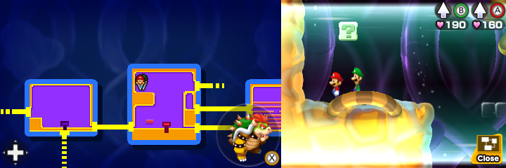 Block 28 in Energy Hold of Mario & Luigi: Bowser's Inside Story + Bowser Jr.'s Journey.