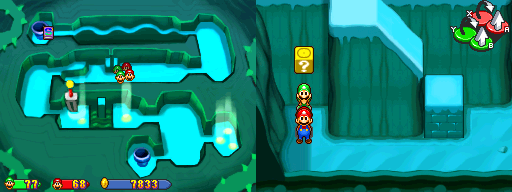 Thirty-second block in Gritzy Caves of the Mario & Luigi: Partners in Time.