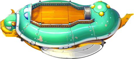 The Koopa Cruiser in Mario & Luigi: Superstar Saga + Bowser's Minions