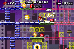 Tobiori chūi!, the first preloaded level in Card-e+, the Japanese e-Reader mode of Mario vs. Donkey Kong. The majority of these levels were unreleased.