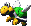 Sprite of Malakoopa, from Super Mario RPG: Legend of the Seven Stars.