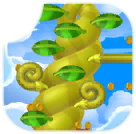 File:NSMBU Skyward Stalk Level Preview Sprite.png
