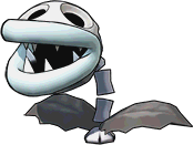 Sprite of Bone Piranha Plant's team image, from Puzzle & Dragons: Super Mario Bros. Edition.