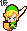 Unused sprite of Link from Mario & Luigi: Superstar Saga