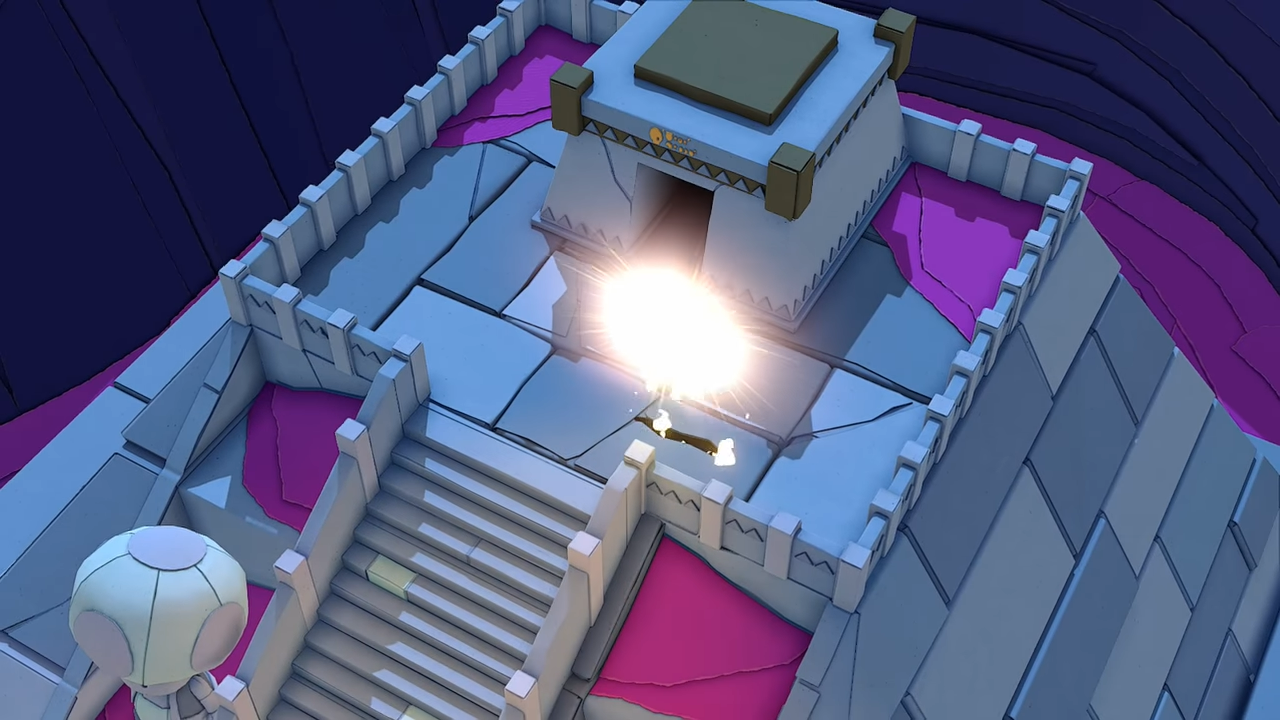 The sun exits the Temple of Shrooms