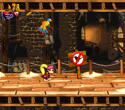 File:Squeals Wheels DKC3 No Animal Sign.png