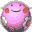 Sprite of a mission icon for the Spirit of Cuteness on the mission select in Yoshi Topsy-Turvy
