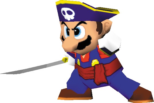 File:Captain Mario Model - Mario Party 2.png