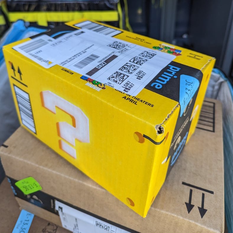 FileTSMBM Amazon box.jpg Super Mario Wiki, the Mario encyclopedia