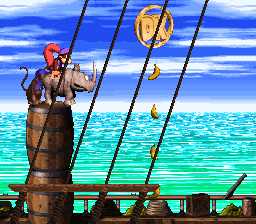 File:DKC2 SNES Pirate Panic - DK Coin.png