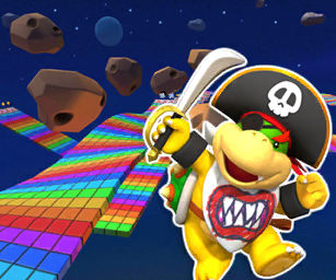 File:MKT Icon RMXRainbowRoad1T BowserJrPirate.png