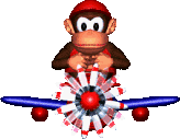 Model of Diddy Kong from the 2001 Diddy Kong Pilot