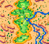 Hole 10 of the Star Dunes Course from Mario Golf: Advance Tour