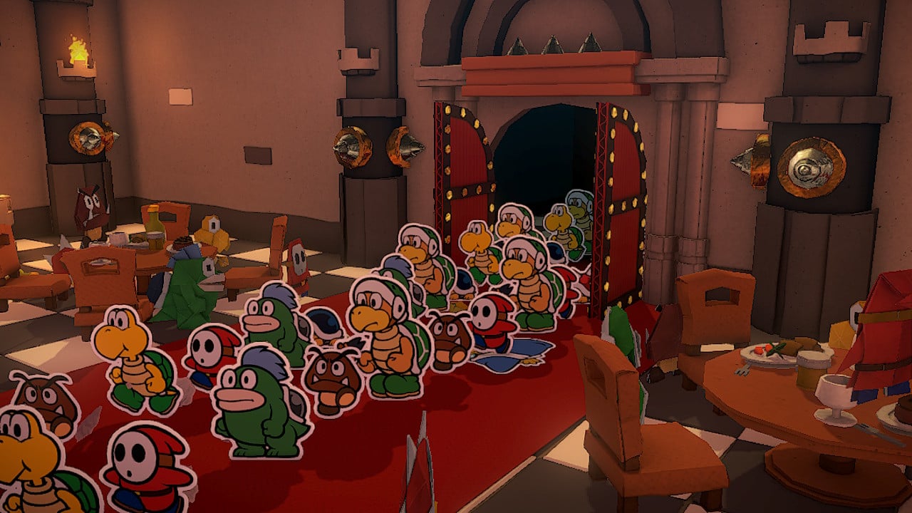 Bowser's Minions storming Bowser's Castle
