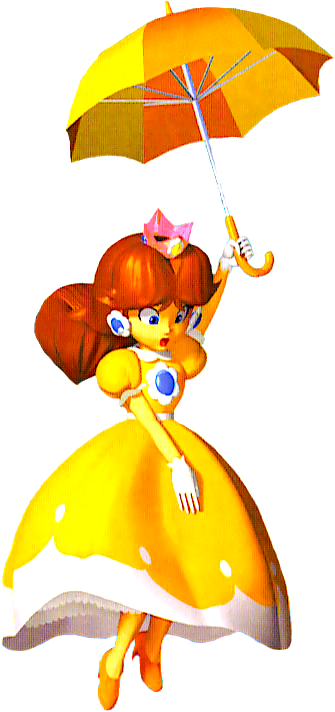 Princess Daisy playing Parasol Plummet