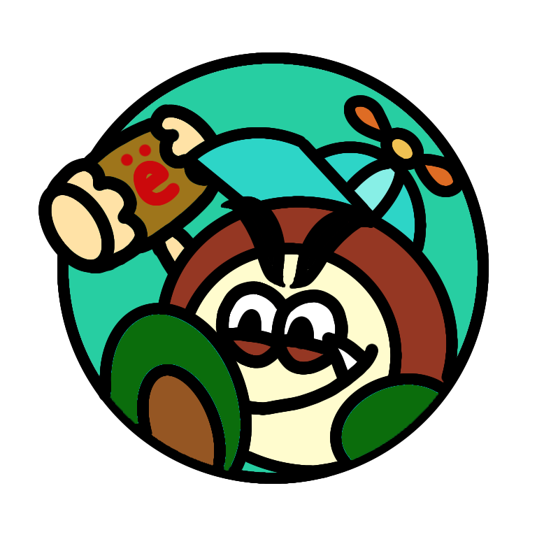 Nintendo style seal of the SMWiki user TurqapGaloomba