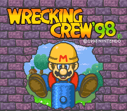 File:Wrecking Crew 98 title screen.png