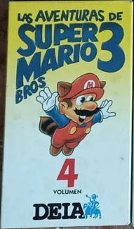 Cover of the Las aventuras de Super Mario Bros. 3: Volumen 4 DEIA VHS