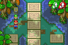 Twenty-seventh Block in Chucklehuck Woods of Mario & Luigi: Superstar Saga.