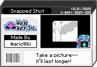 The shelf cover for one of the Job Center microgames in WarioWare: D.I.Y.