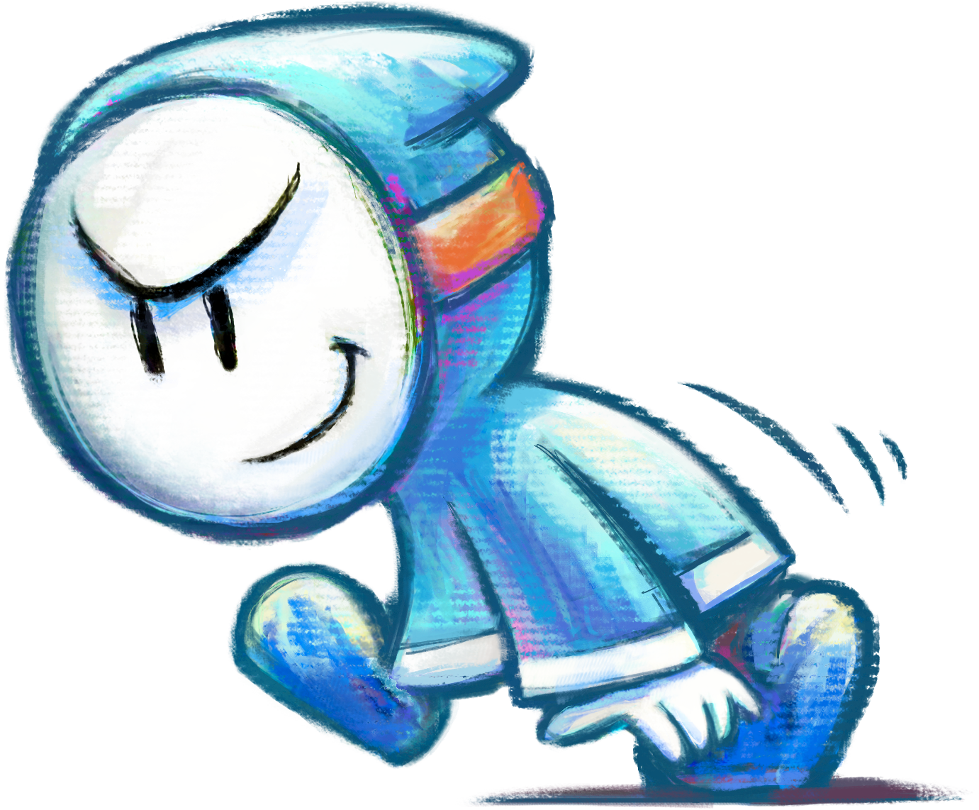 Artwork of a Bandit, from Yoshi's New Island.