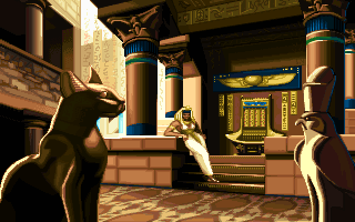 Cleopatra in the PC release of Mario's Time Machine