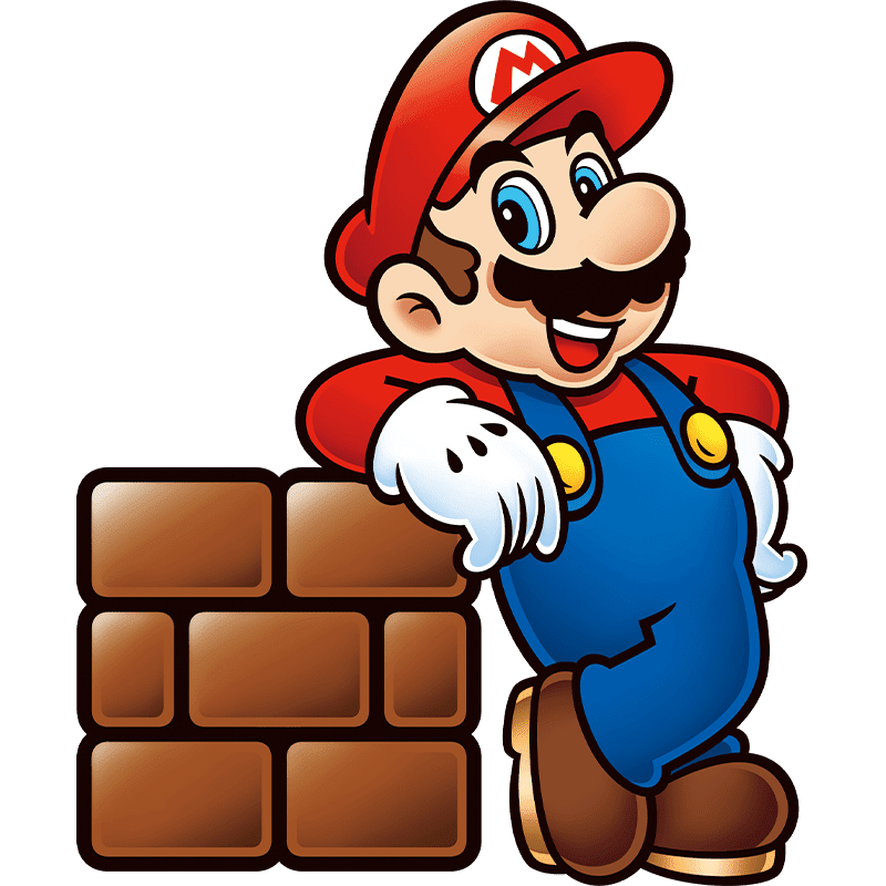 File:Mario Brick Block Shaded 2D Artwork.png - Super Mario Wiki, the ...