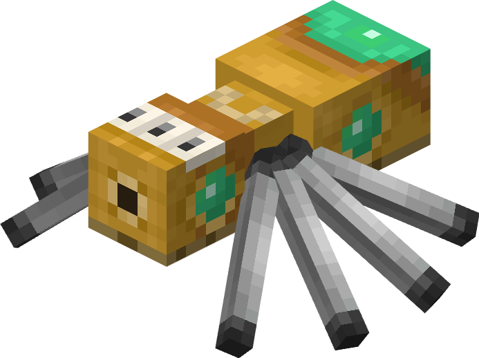 File:Minecraft Mario Mash-Up Cave Spider Render.png