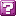 The Question Block from New Super Mario Bros. in its purple palette (unused)