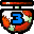 Sprite of a Countdown Platform in Super Mario World 2: Yoshi's Island