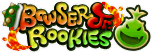 The logo for the Bowser Jr. Rookies, from Mario Super Sluggers.