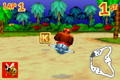 Screenshot of a letter in Diddy Kong Pilot's 2003 build
