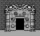 The Dark Gate closed, open, and during the Game Over screen