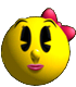 Ms. Pac-Man's icon from Mario Kart Arcade GP 2