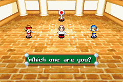 Character selection