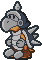 Battle idle animation of a Koopatrol from Paper Mario (discounting the occasional sidling, which is done at random and technically considered a separate animation)